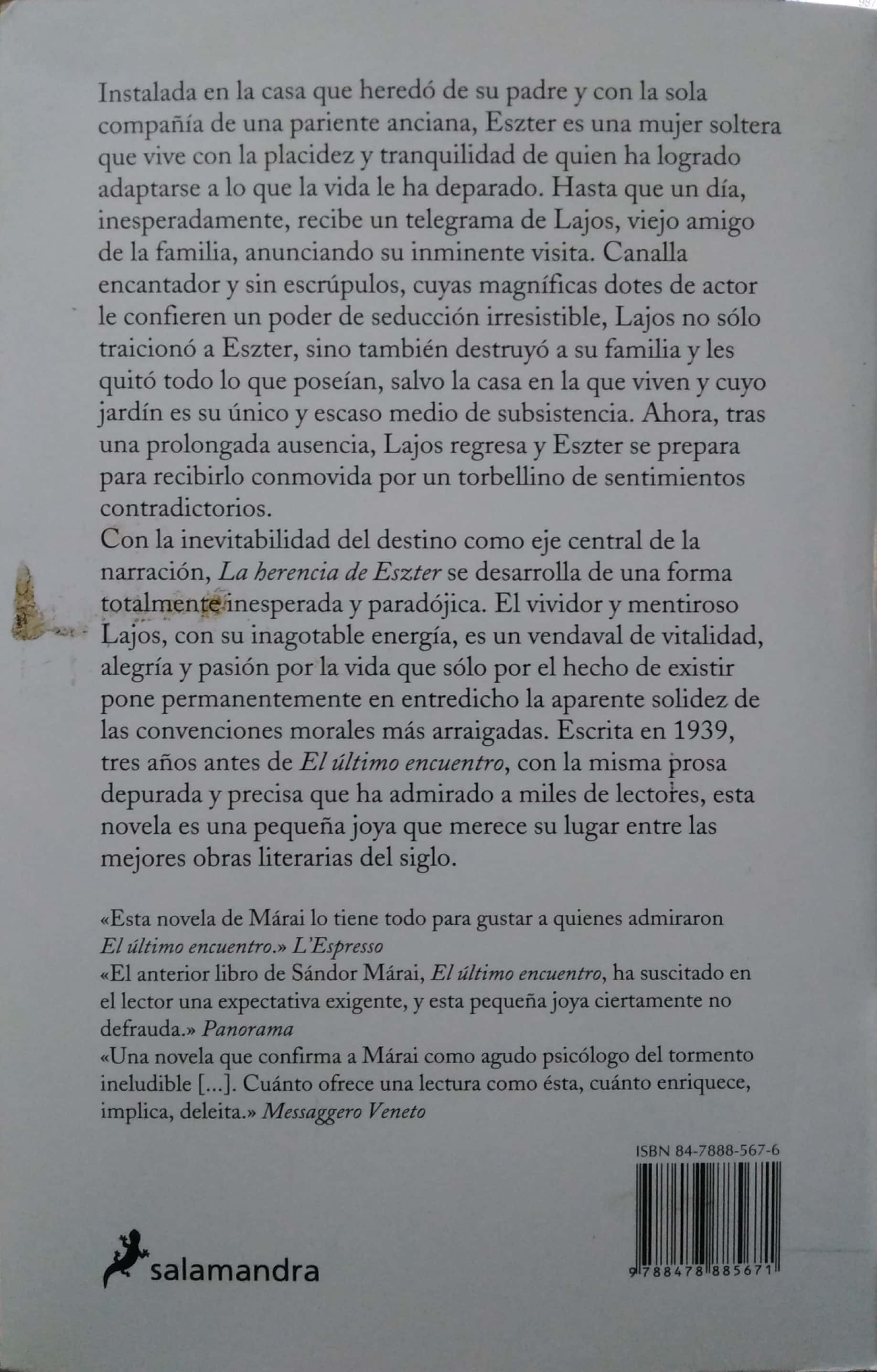 LA HERENCIA DE ESZTER - 4