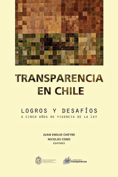 LIBRO TRANSPARENCIA EN CHILE - JUAN EMILIO CHEYRE - 1