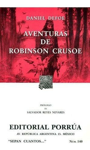 LIBRO AVENTURAS DE ROBINSON CRUSOE DANIEL DEFOE - 1
