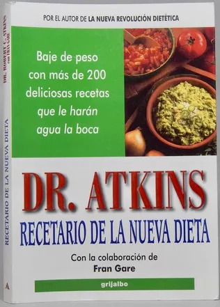 LIBRO RECETARIO DE LA NUEVA DIETA ROBERT ATKINS - 1