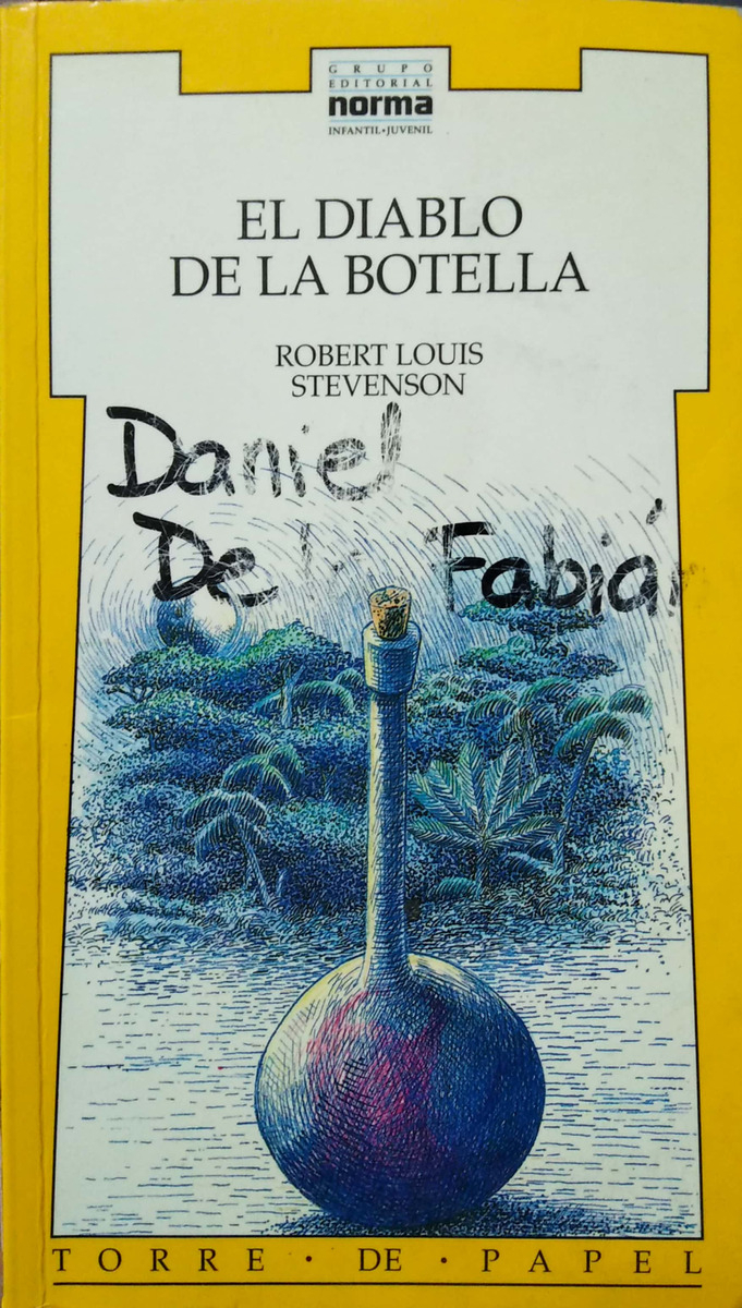 LIBRO EL DIABLO DE LA BOTELLA ROBERT LOUIS STEVENSON - 1