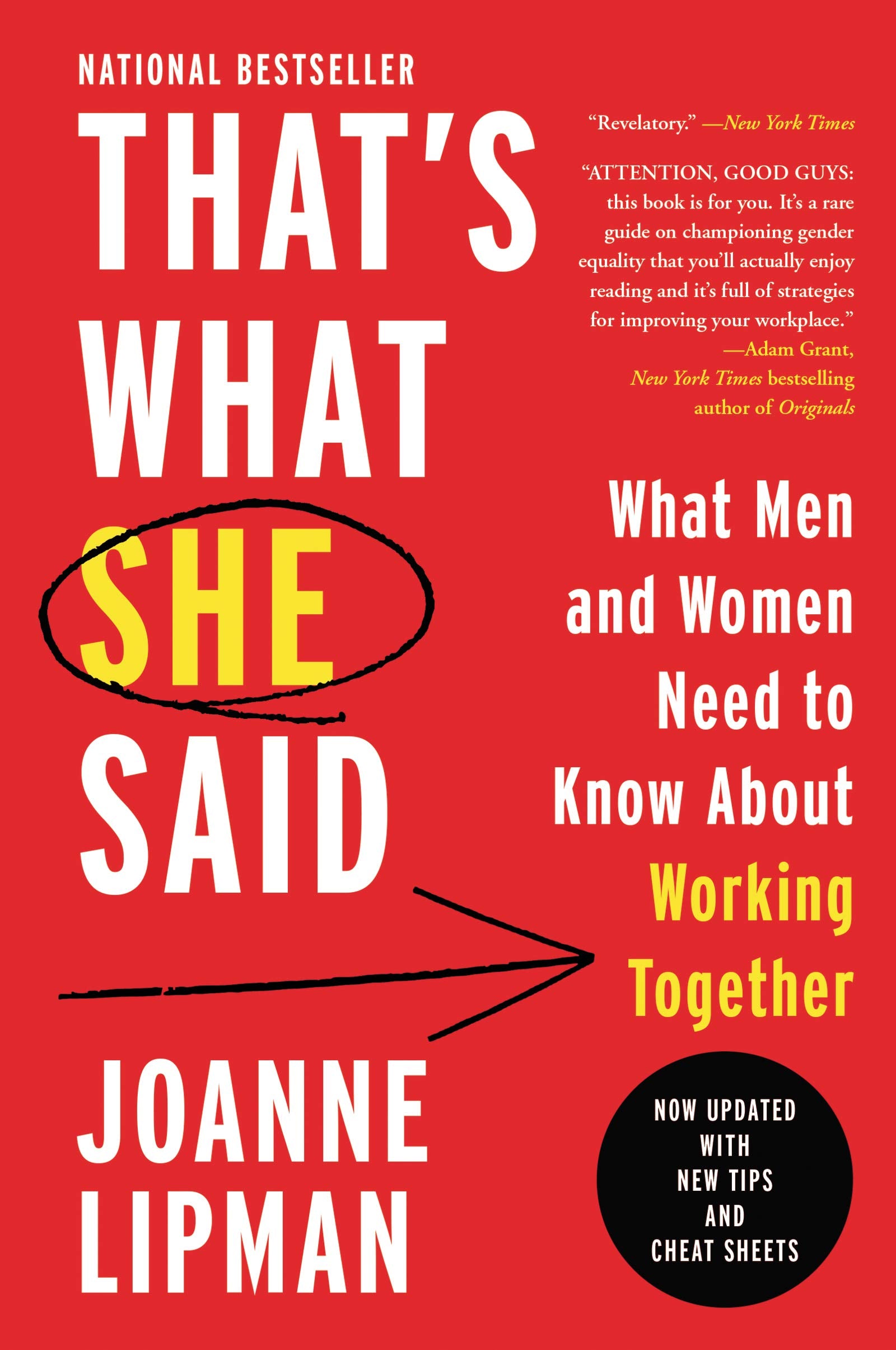THAT'S WHAT SHE SAID: WHAT MEN AND WOMEN NEED TO KNOW ABOUT WORKING TOGETHER - 1