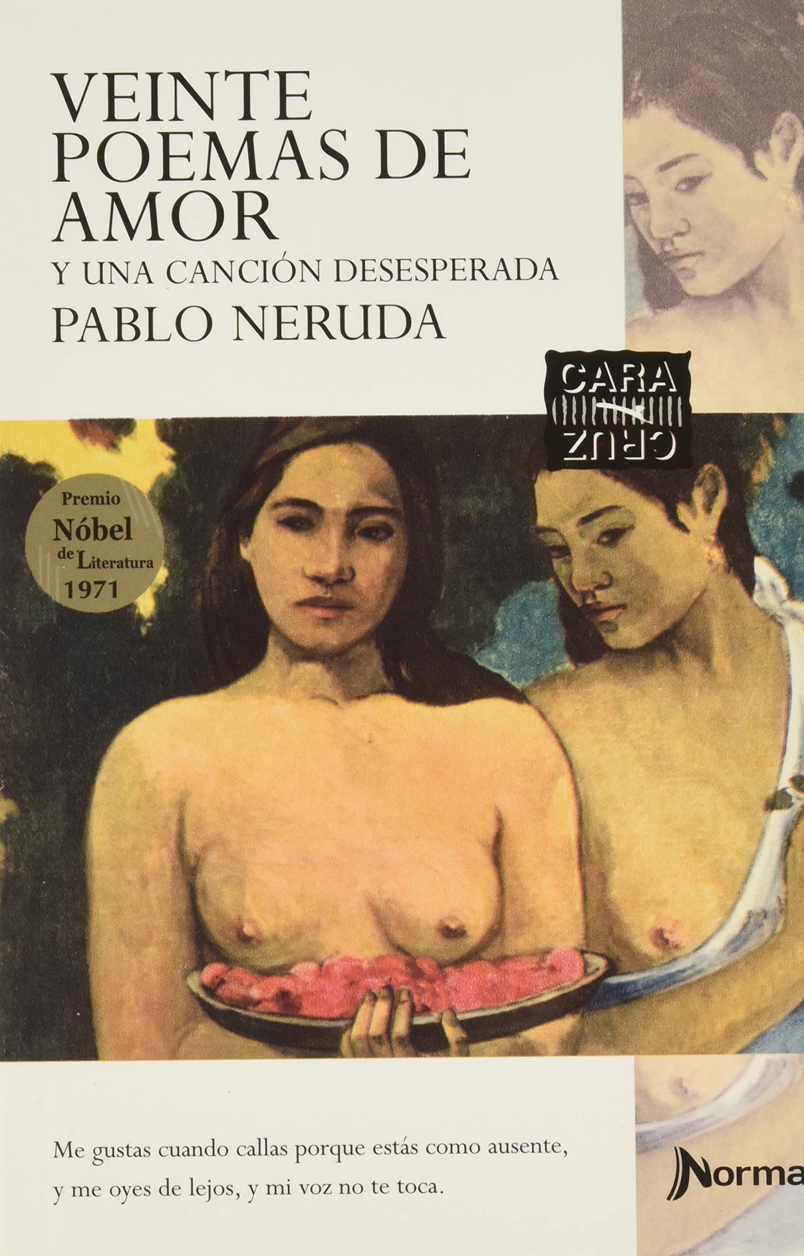 VEINTE POEMAS DE AMOR Y UNA CANCION DESESPERADA - 1
