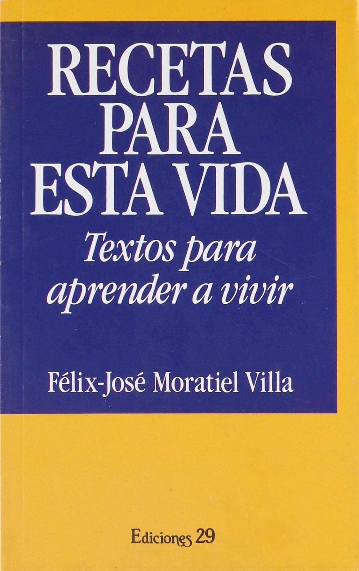 RECETAS PARA UNA VIDA - 1