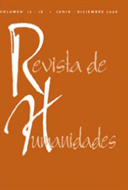 REVISTA DE HUMANIDADES. VOL 17 Y 18. JUNIO-DICIEMBRE, 2008. - 1