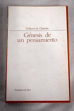 GÉNESIS DE UN PENSAMIENTO - 1