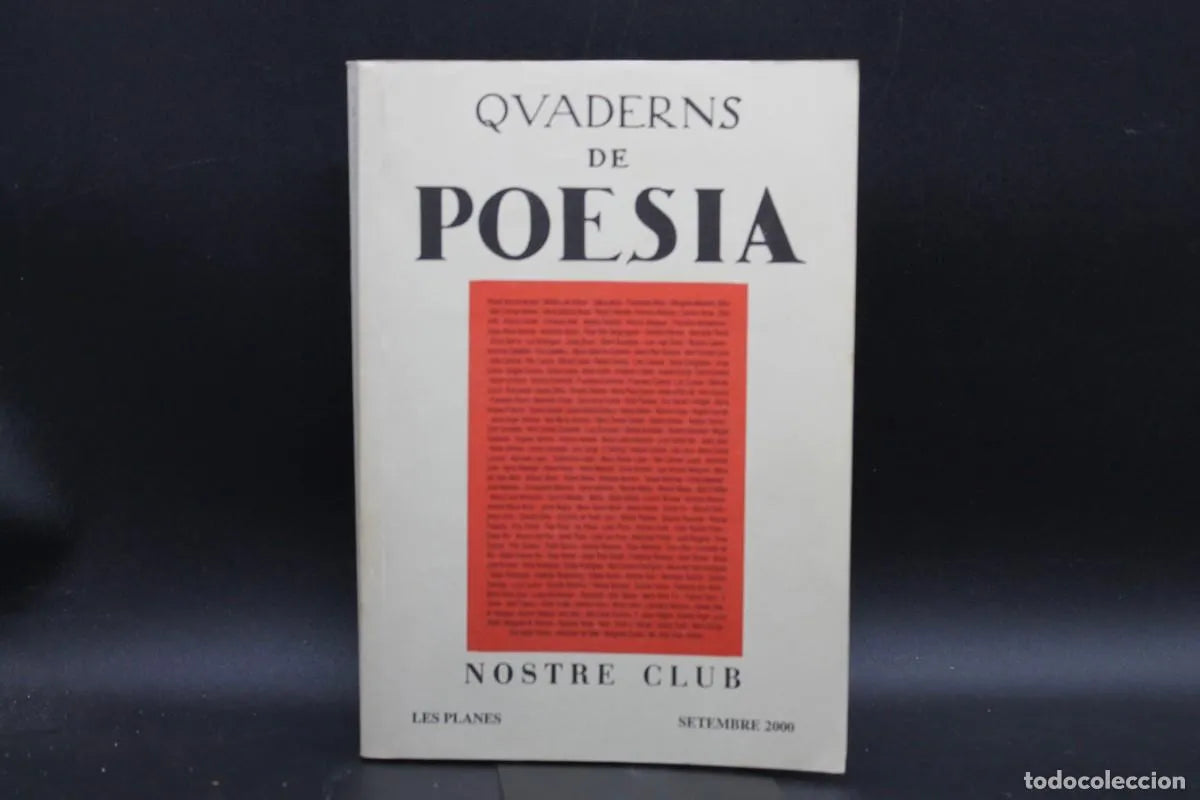 QUADERNS DE POESIA - 1