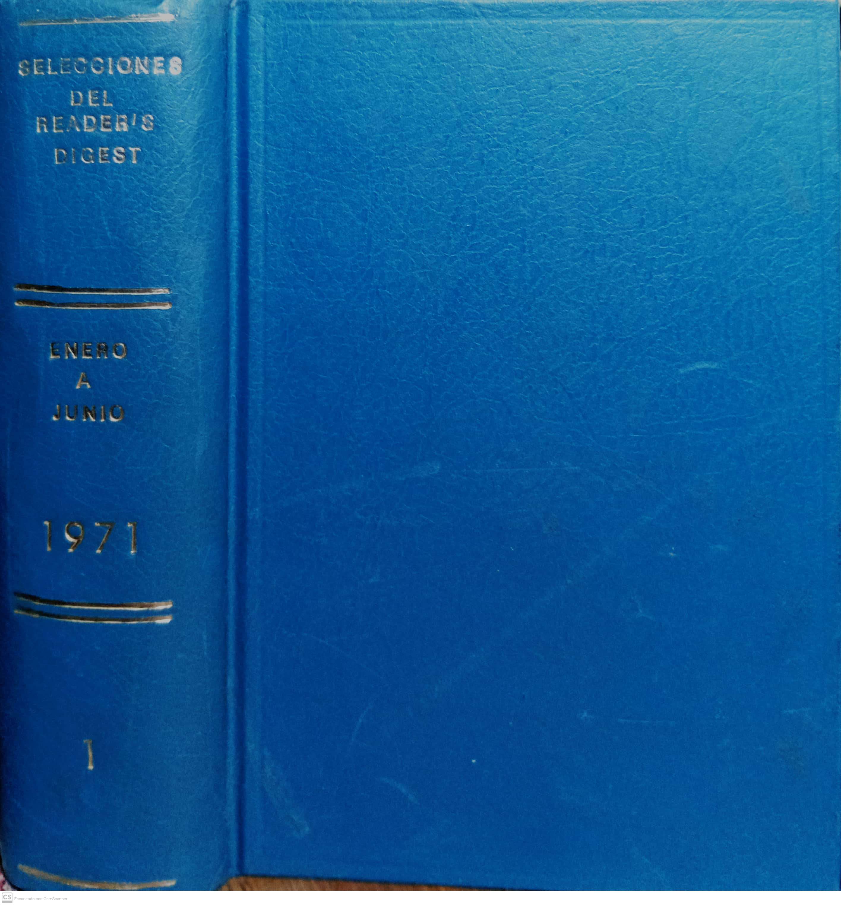 COLECCIONES DEL READER S DIGEST - ENERO A JUNIO 1971 - 1