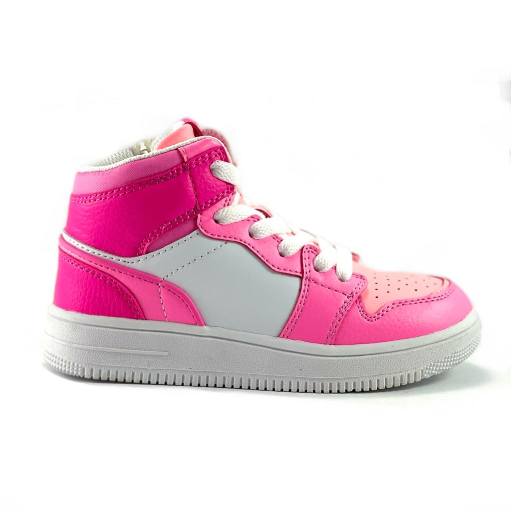 ZAPATILLAS NIÑA VERAZZI URBANAS FUCSIA CAÑA - 1