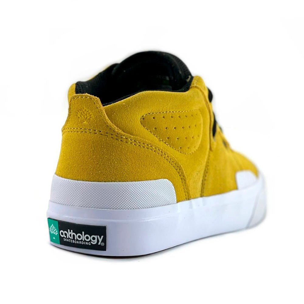 ZAPATILLAS HOMBRE ANTHOLOGY URBANAS AMARILLO CUERO SKATE VULCANIZADA SEMI CAÑA - 2