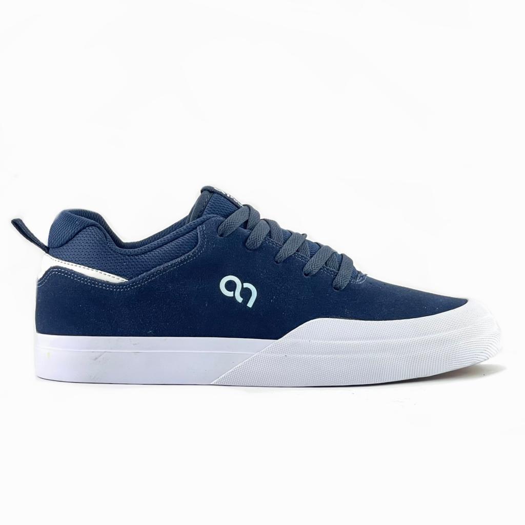 ZAPATILLAS HOMBRE ANTHOLOGY URBANAS AZUL CUERO SKATE - 1