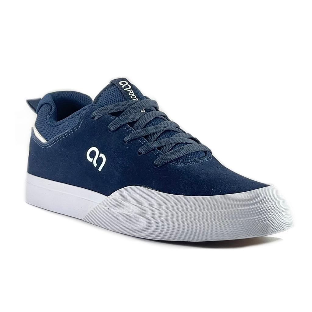 ZAPATILLAS HOMBRE ANTHOLOGY URBANAS AZUL CUERO SKATE - 4