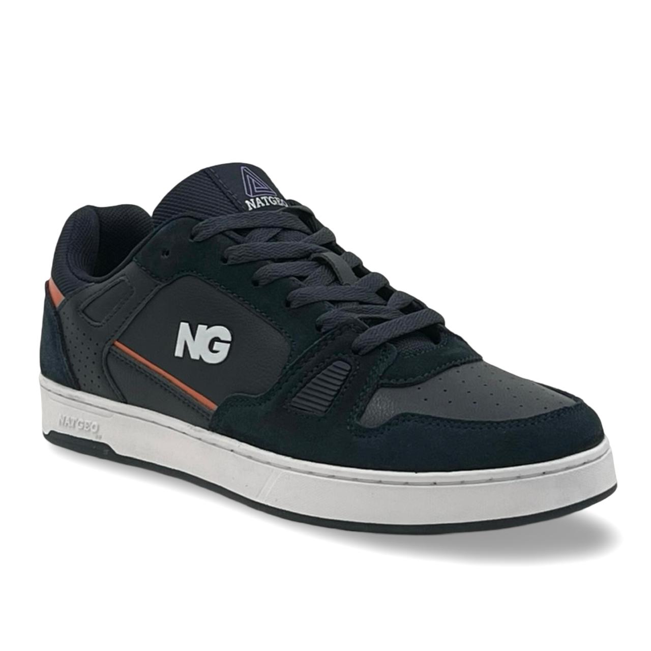 ZAPATILLA URBANA CUERO NAVY HOMBRE NATGEO - 4