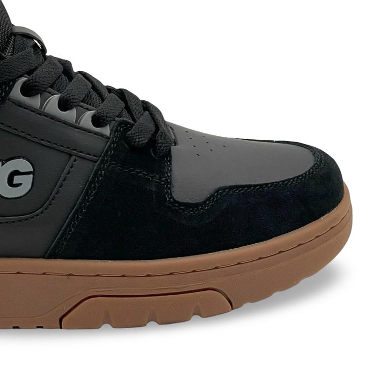 ZAPATILLA URBANA CAÑA ALTA CUERO BLACK HOMBRE NATGEO - 5