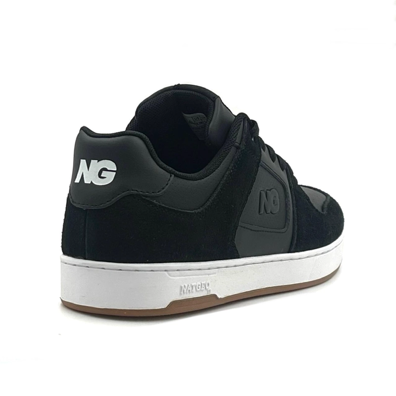 ZAPATILLA HOMBRE URBANA CUERO BLACK NATGEO - 2