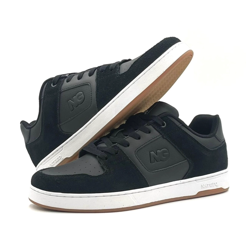 ZAPATILLA HOMBRE URBANA CUERO BLACK NATGEO - 6