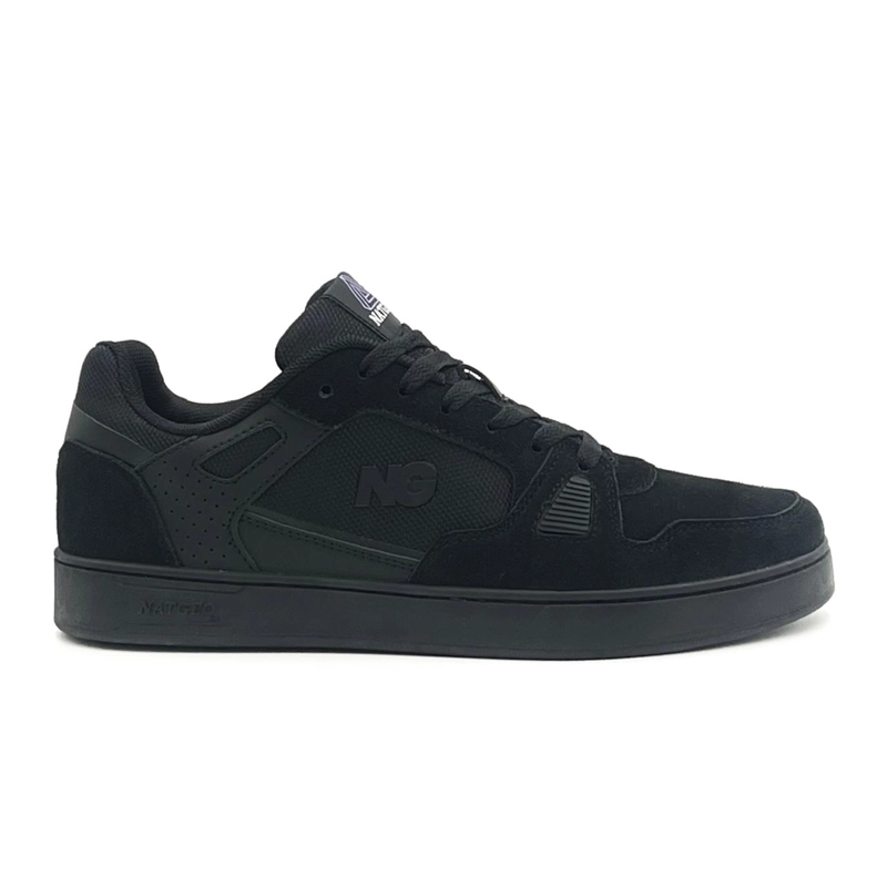 ZAPATILLA HOMBRE URBANA CUERO BLACK NATGEO - 1