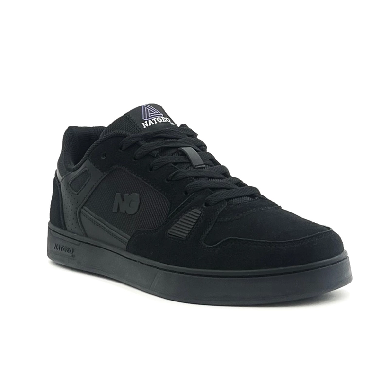 ZAPATILLA HOMBRE URBANA CUERO BLACK NATGEO - 3