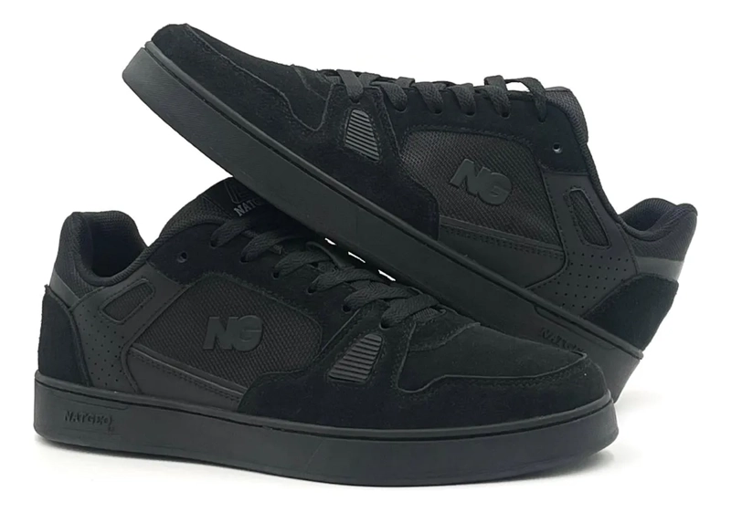 ZAPATILLA HOMBRE URBANA CUERO BLACK NATGEO - 6