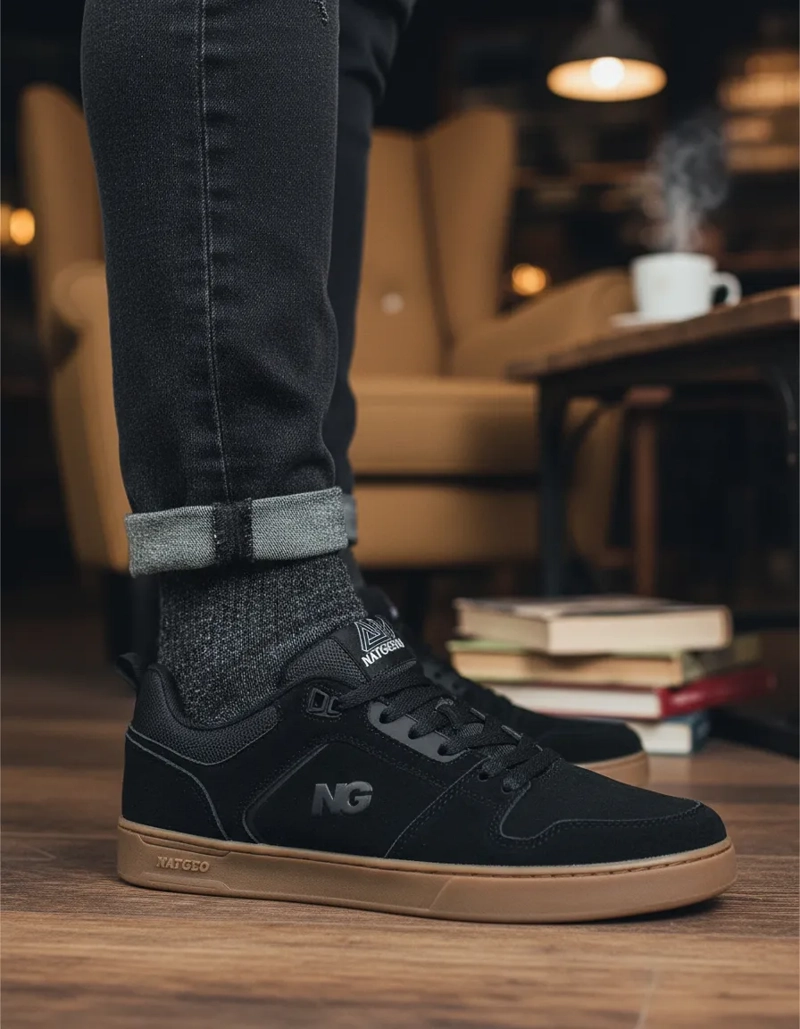ZAPATILLA HOMBRE  CUERO URBANA NATGEO - 3