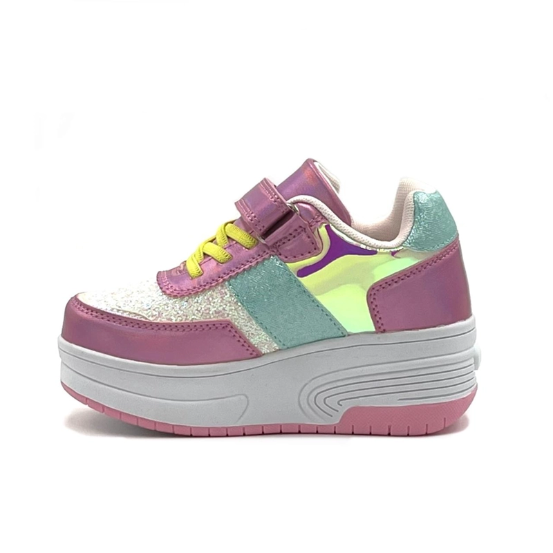 ZAPATILLAS CON RUEDA TIPO PATIN CHICLE - 3