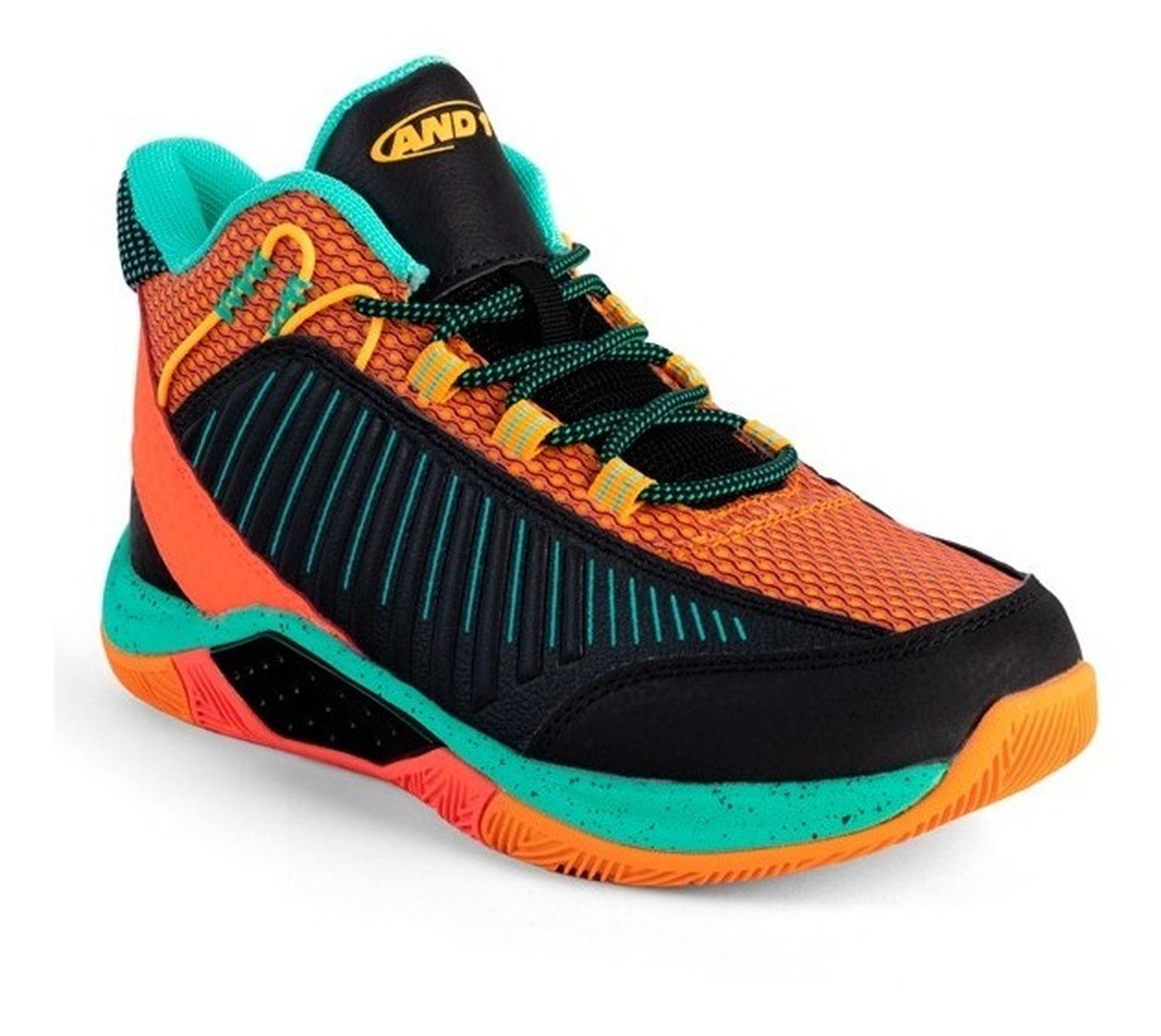 ZAPATILLAS NIÑO AND1 BASKETBALL NARANJO EXPLOSIVE - 1