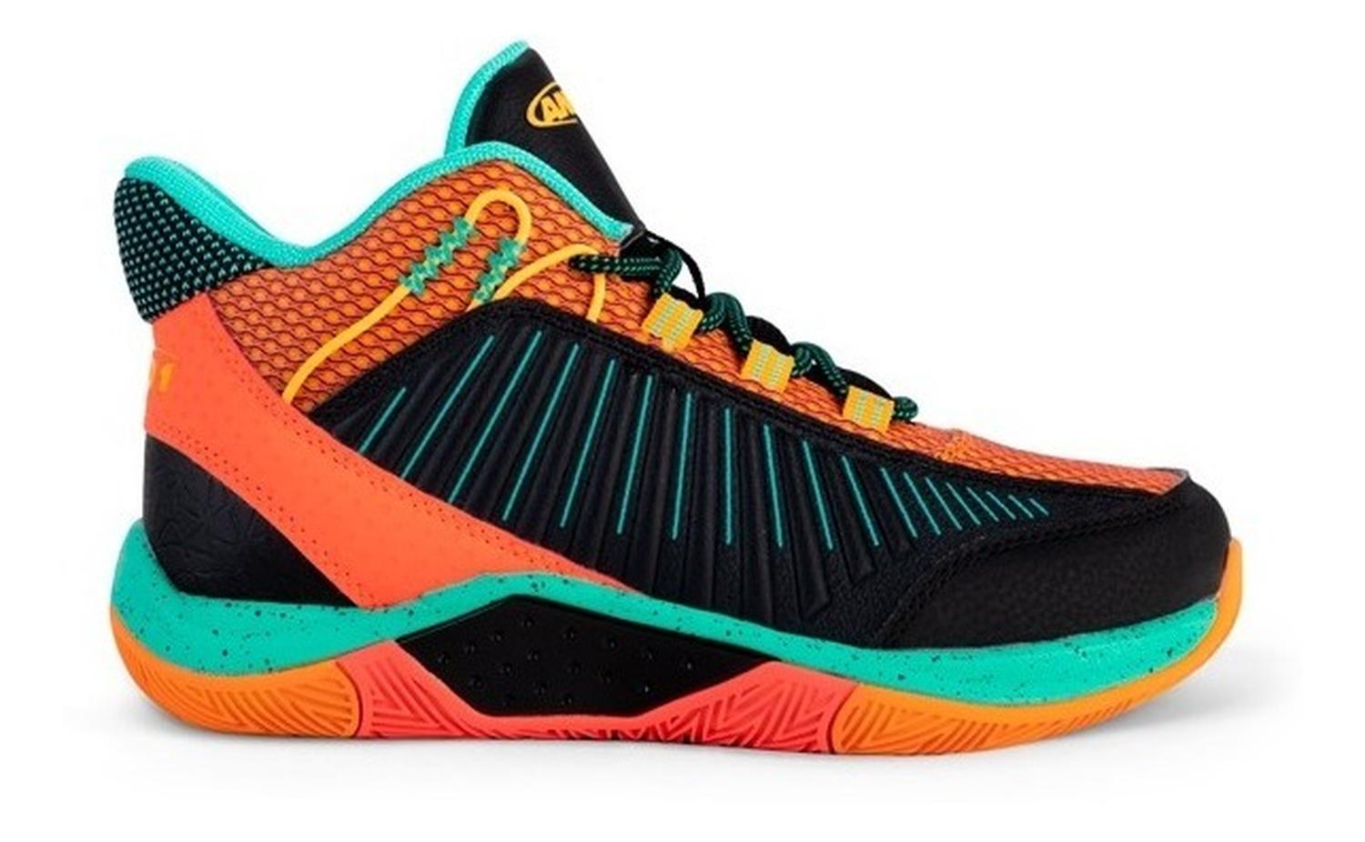 ZAPATILLAS NIÑO AND1 BASKETBALL NARANJO EXPLOSIVE - 3