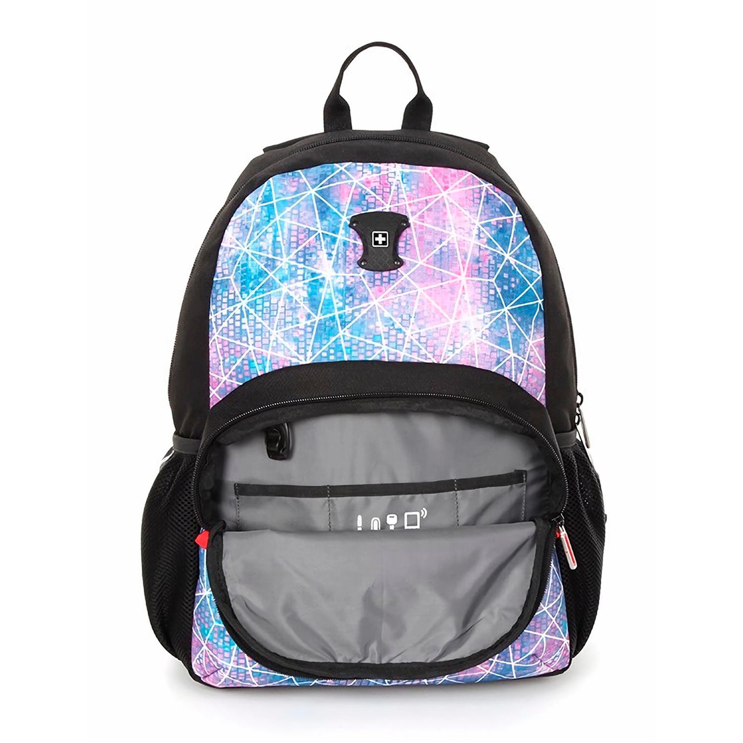 MOCHILA EJECUTIVA SUISSEWIN FANTASY IMPERMEABLE - 3