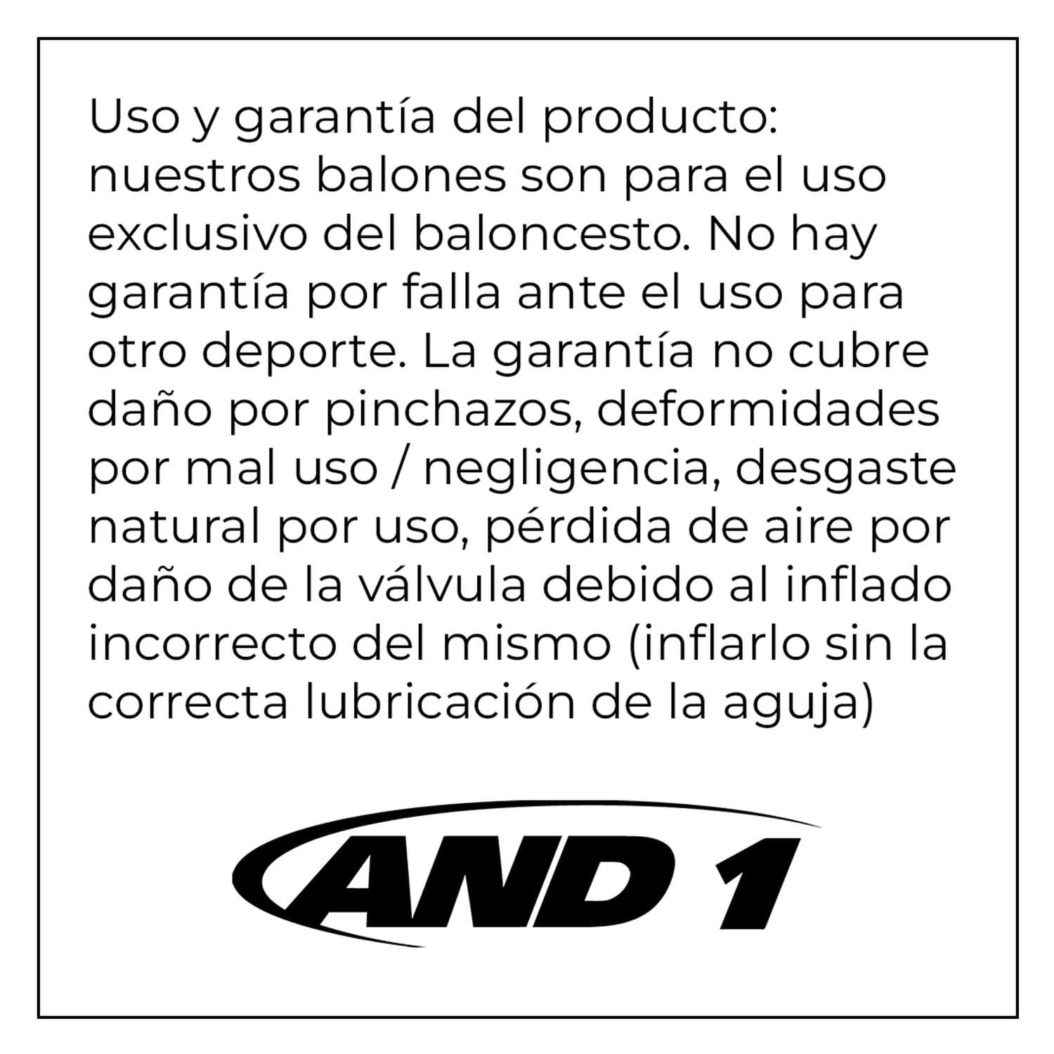 BALÓN BASKETBALL AND1 CUERO STREET GRIP AZUL - 2