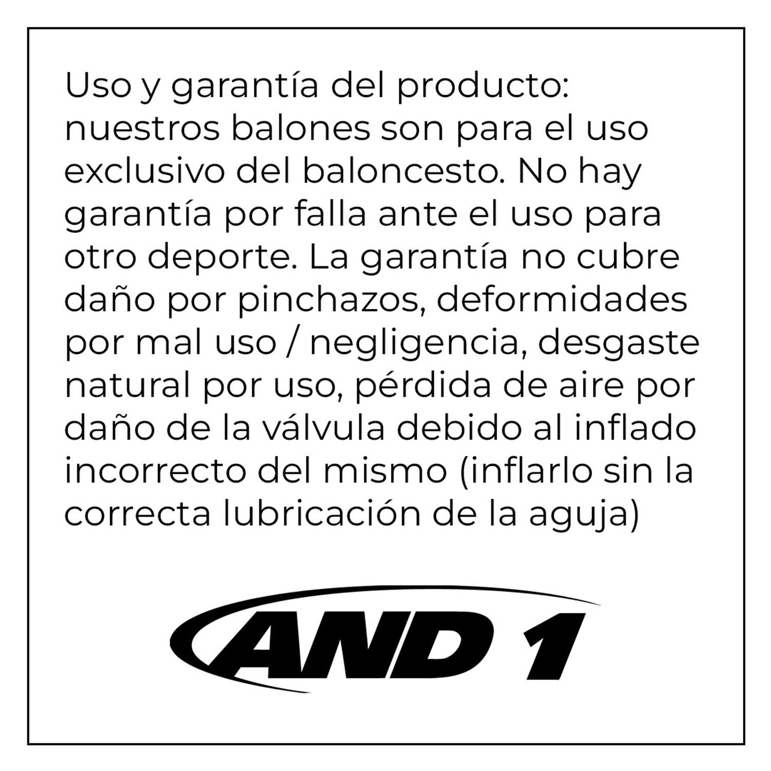 BALÓN BASKETBALL AND1 XCELERATE LILA - 2