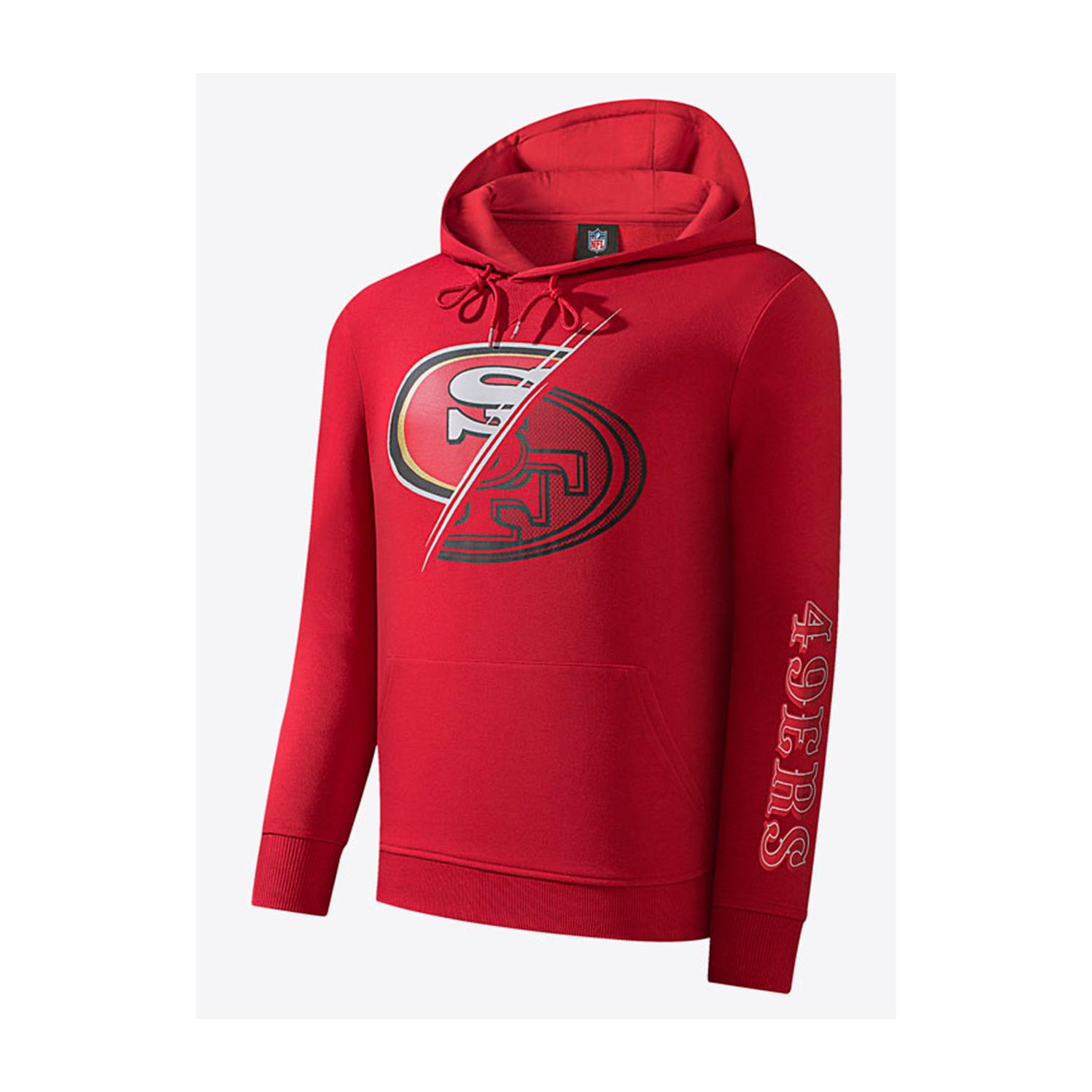 POLERÓN MANGA LARGA ALGODÓN NIÑO IBALL SAN FRANCISCO 49ERS NFL ROJO - 1
