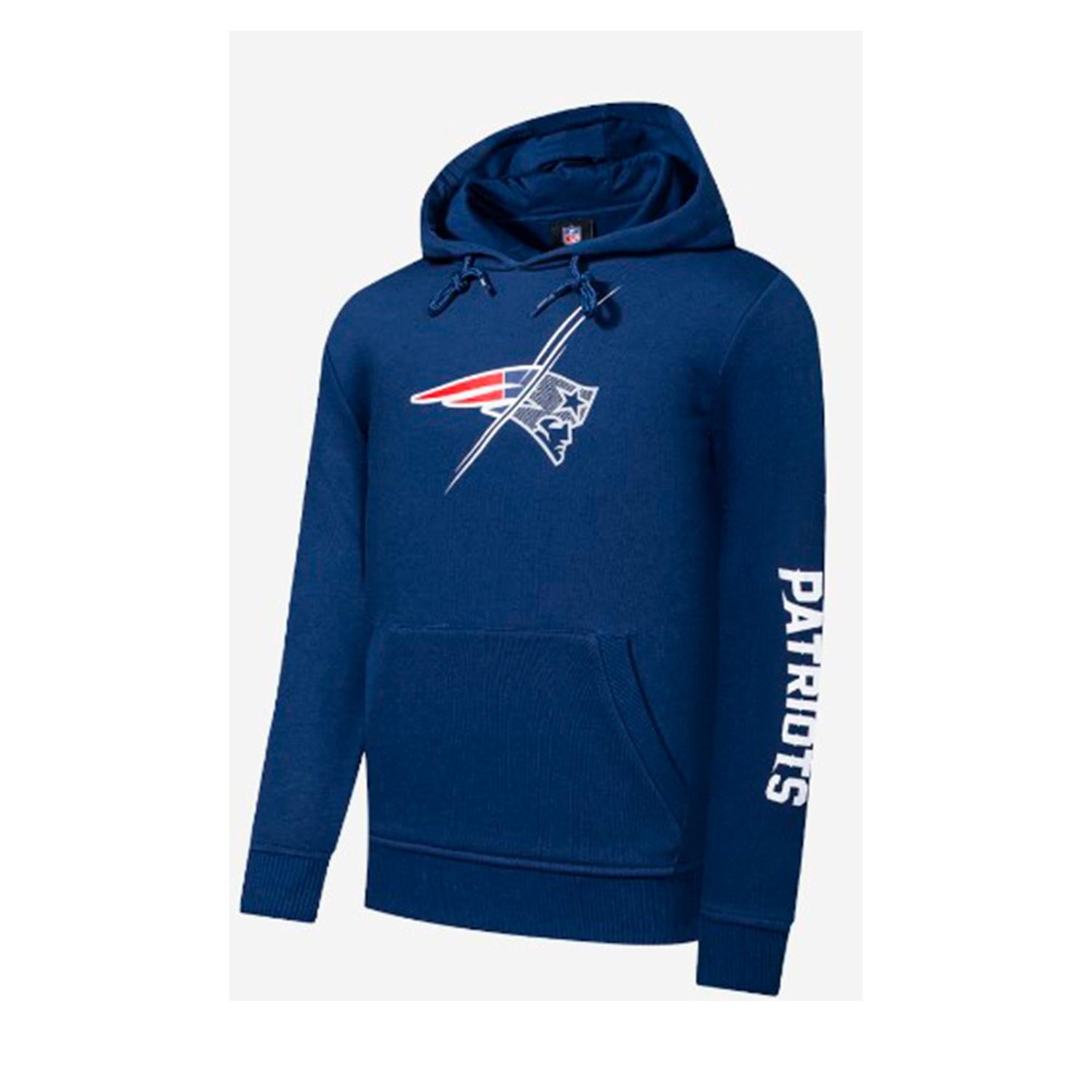 POLERÓN MANGA LARGA ALGODÓN NIÑO IBALL NEW ENGLAND PATRIOTS NFL AZUL - 1