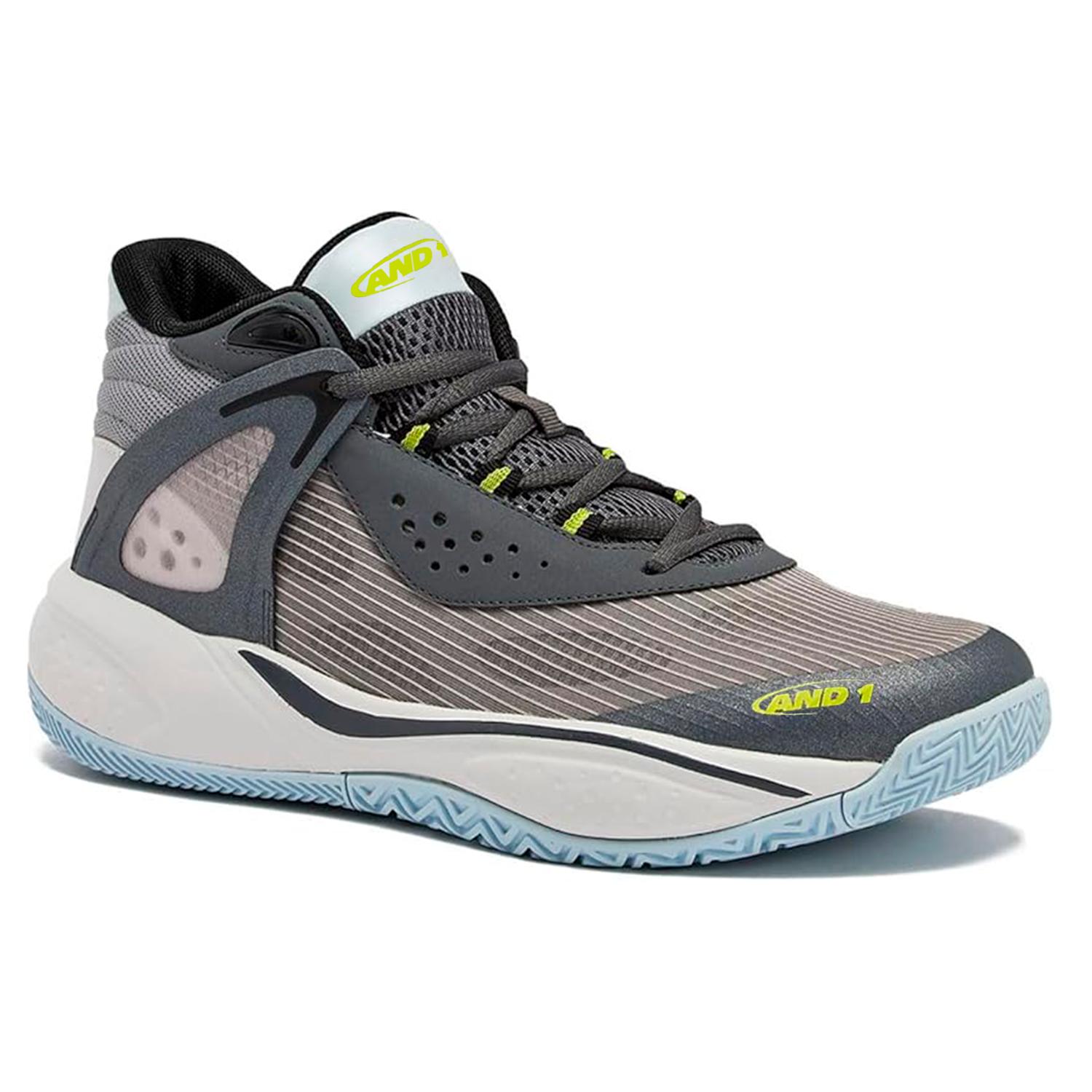 ZAPATILLAS ADULTO AND1 REVEL MID GRIS / BLANCO - 1