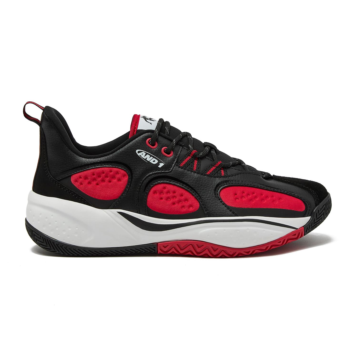 ZAPATILLAS ADULTO AND1 CROSS UP NEGRO / ROJO - 1