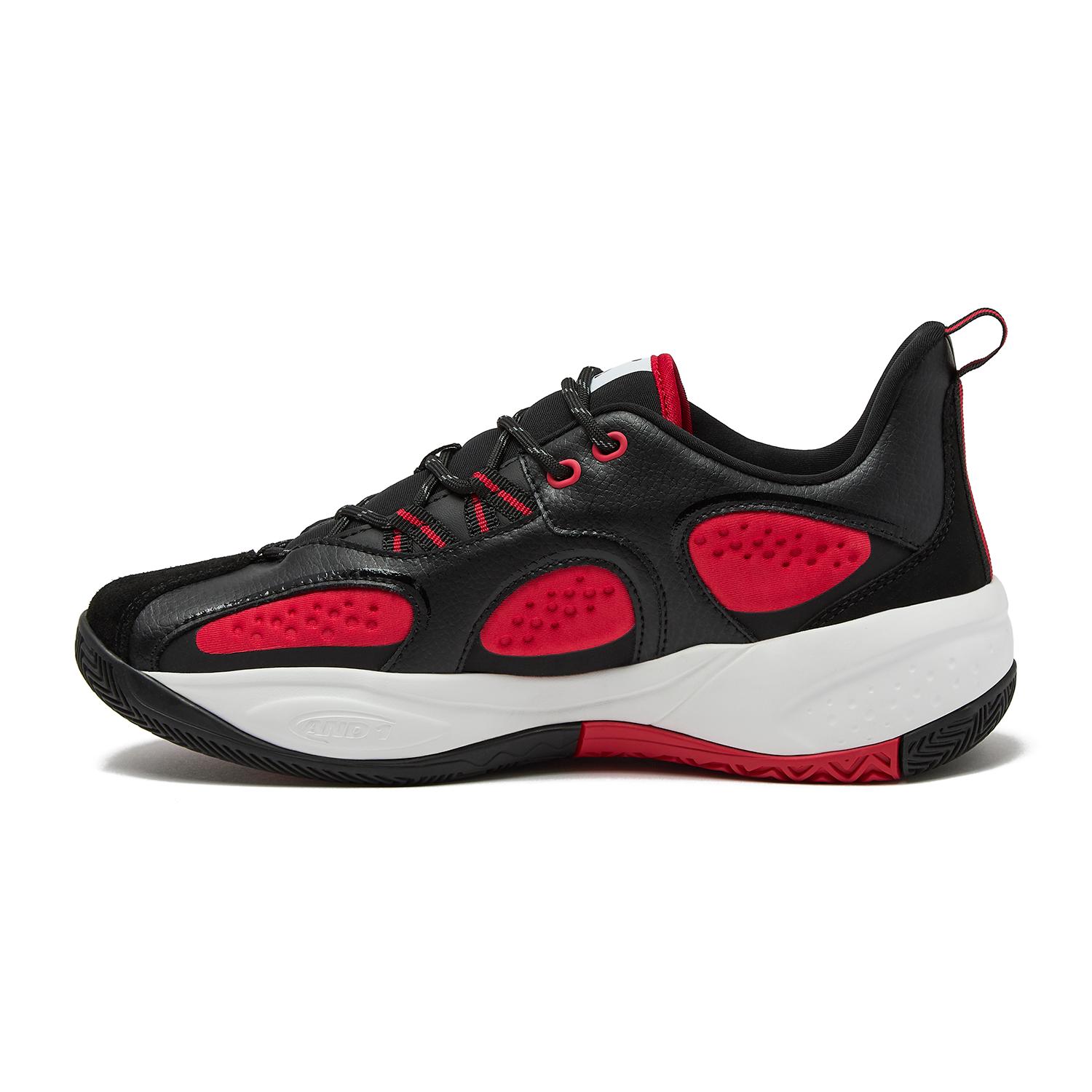 ZAPATILLAS ADULTO AND1 CROSS UP NEGRO / ROJO - 3