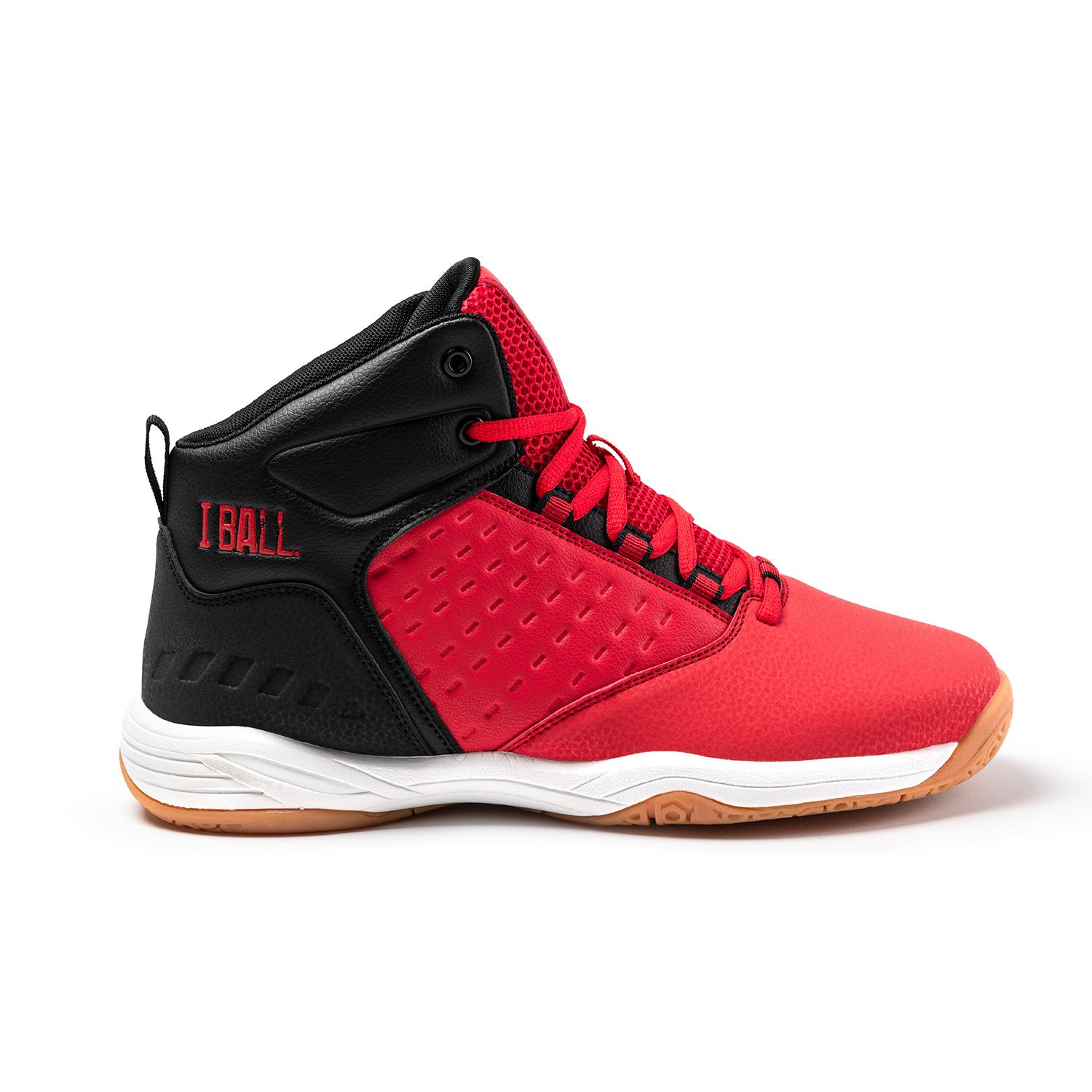 ZAPATILLAS NIÑOS I BALL RESPONSE MID ROJO / NEGRO - 1