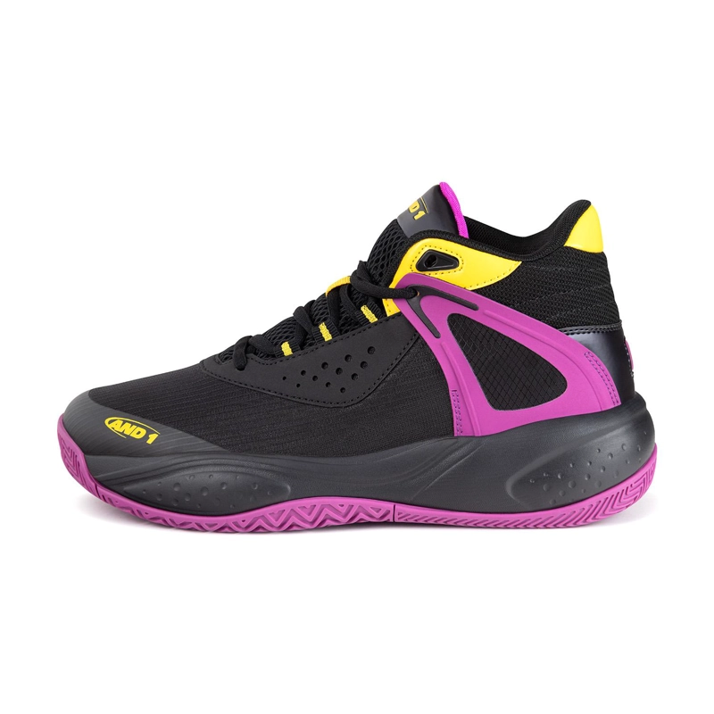 ZAPATILLAS ADULTO AND1 REVEL MID NEGRO / MORADO - 1