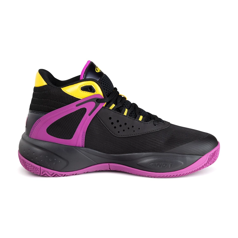 ZAPATILLAS ADULTO AND1 REVEL MID NEGRO / MORADO - 2