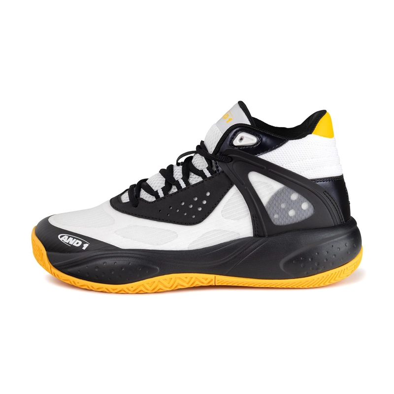 ZAPATILLAS ADULTO AND1 REVEL MID BLANCO / AMARILLO - 1