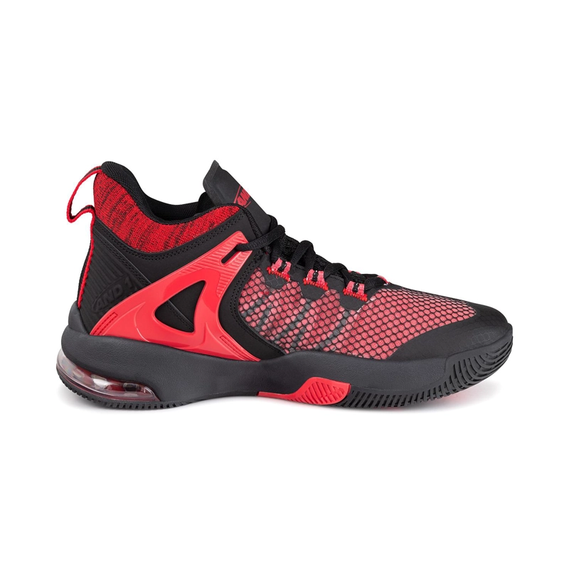 ZAPATILLAS ADULTOS AND1 TURNAROUND NEGRO ROJO - 2