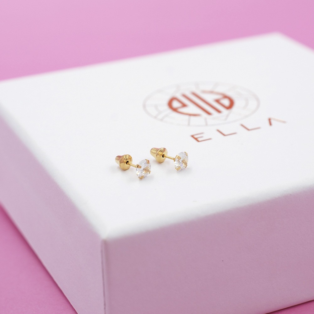 AROS PUNTO DE LUZ ORO 18K - 2,5MM - 2