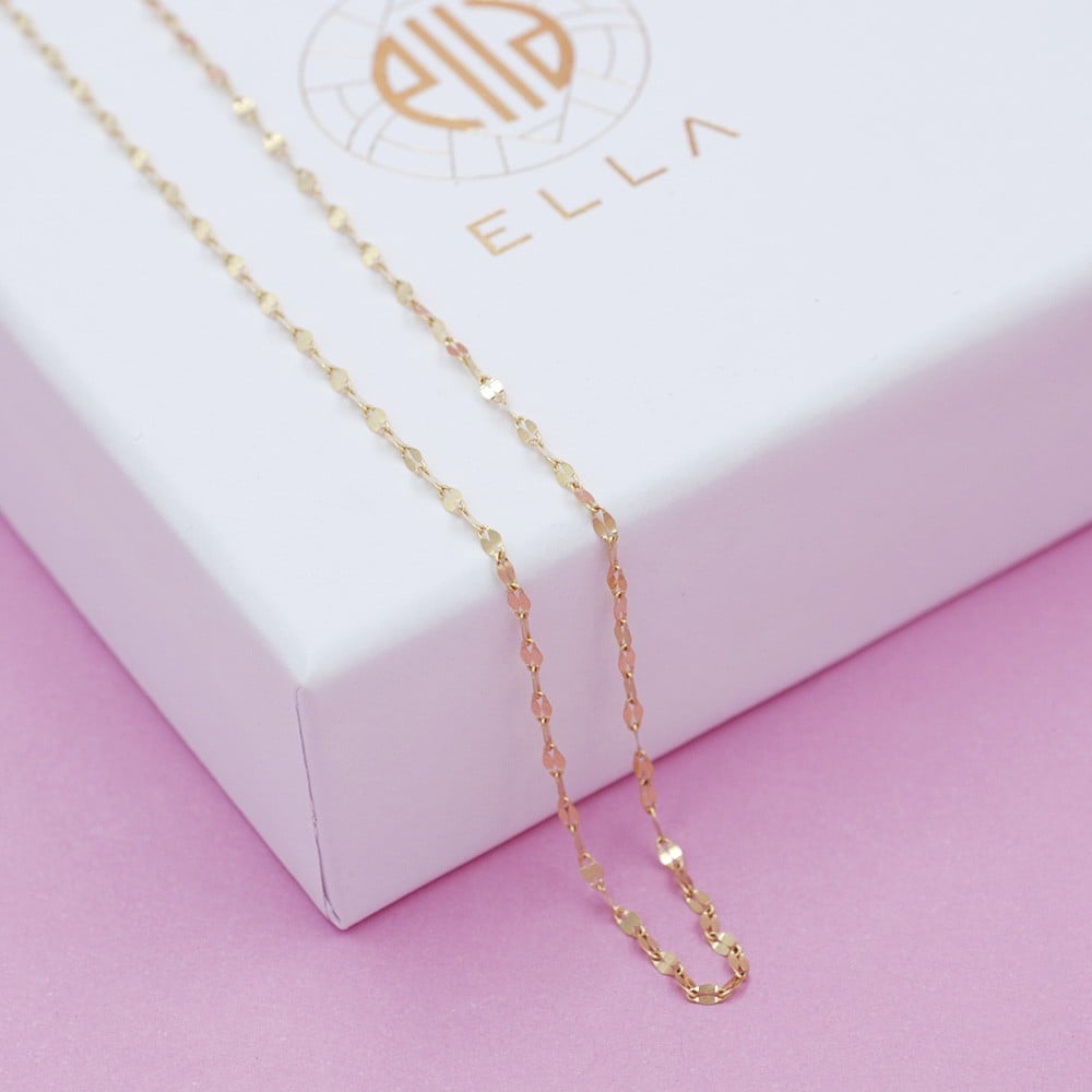 CADENA CAFFE ORO AMARILLO 18K - 1