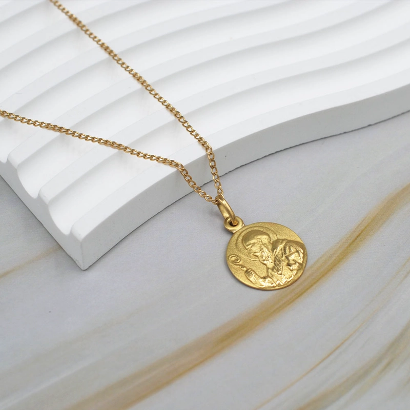 MEDALLA SAN BENITO ORO 18K - 14 - 4