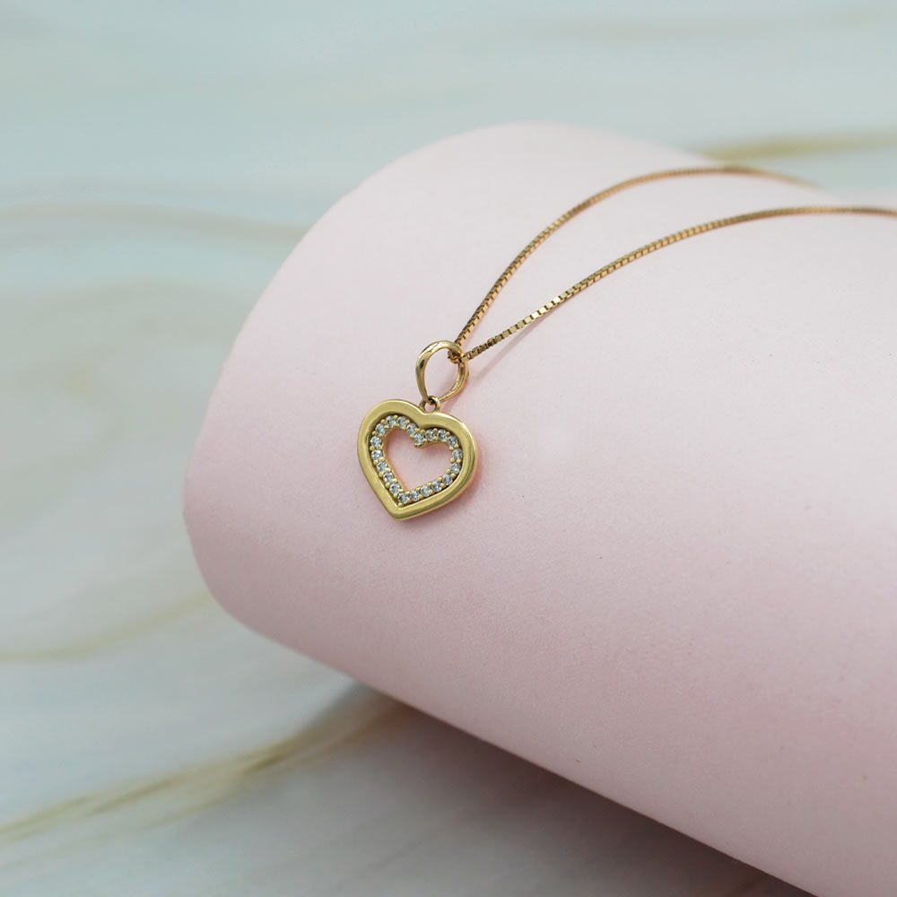CONJUNTO CORA ORO 18K - CADENA 40CM - 2