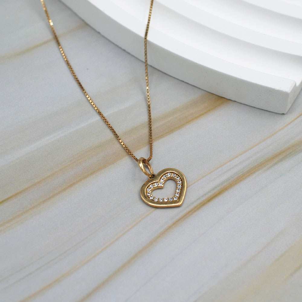 CONJUNTO CORA ORO 18K - CADENA 40CM - 4