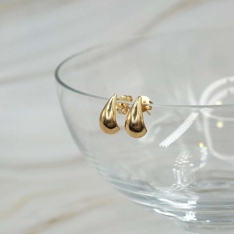 AROS GOTA ORO AMARILLO 18K - 2