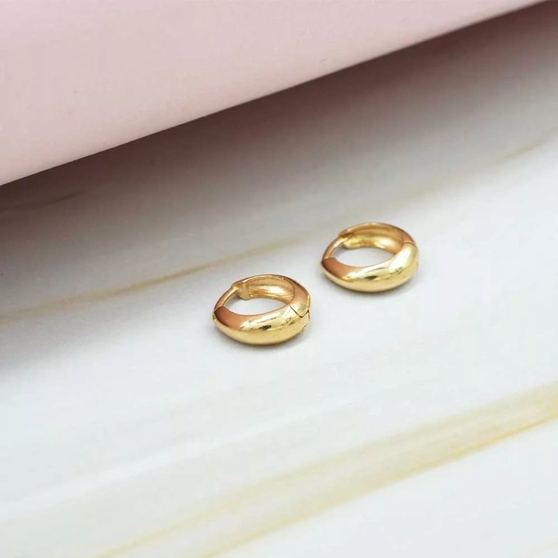 AROS ELLA JOYAS ARGOLLAS MILAN DELGADAS ORO 18K