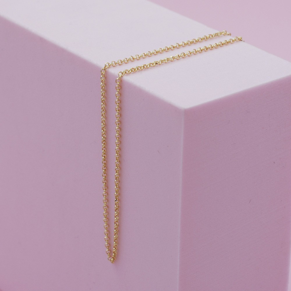 CADENA ROLO DIAMANTADA MINI - CADENA 45CM - 1