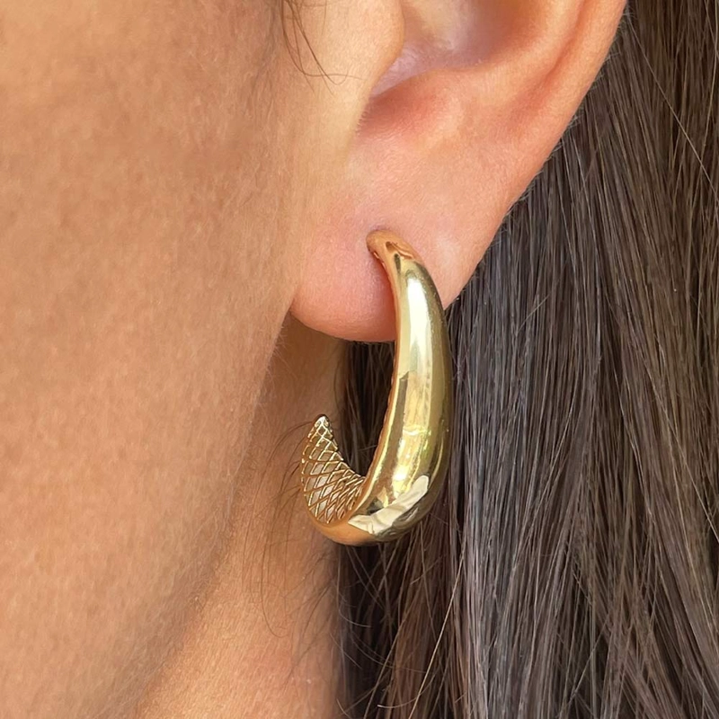 ARO ARGOLLA LUNA ORO 18K - 3