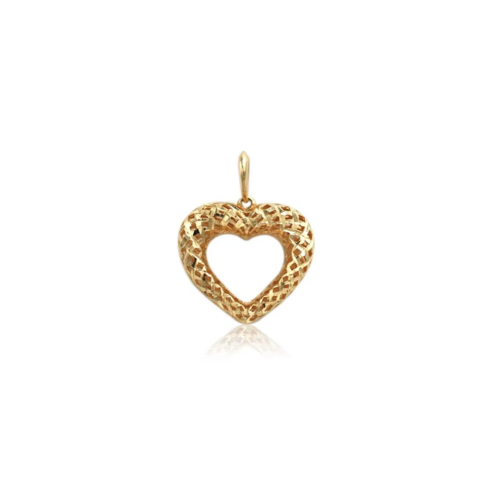COLGANTE CORAZON ORO 18K - 1